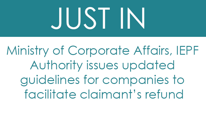 Ministry of Corporate Affairs, IEPF Authority issues updated guidelines for companies to facilitate claimant’s refund