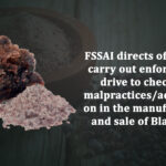 FSSAI directs officers to carry out enforcement drive to check the malpracticesadulteration in the manufacturing and sale of Black Salt