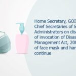 Home Secretary, GOI writes to Chief Secretaries of States and Administrators on