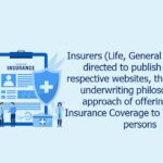 Insurers (Life, General and Health) directed to publish