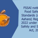 FSSAI notifies the Food Safety and Standards (Ayurveda Aahara)