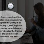 Haryana Government notifies conditions for employing women during night shifts