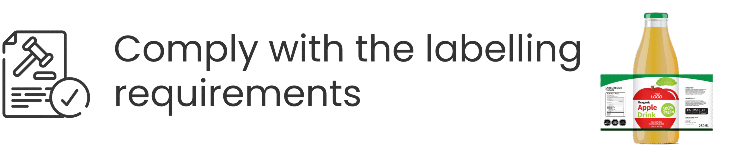 comply with the labelling requirements