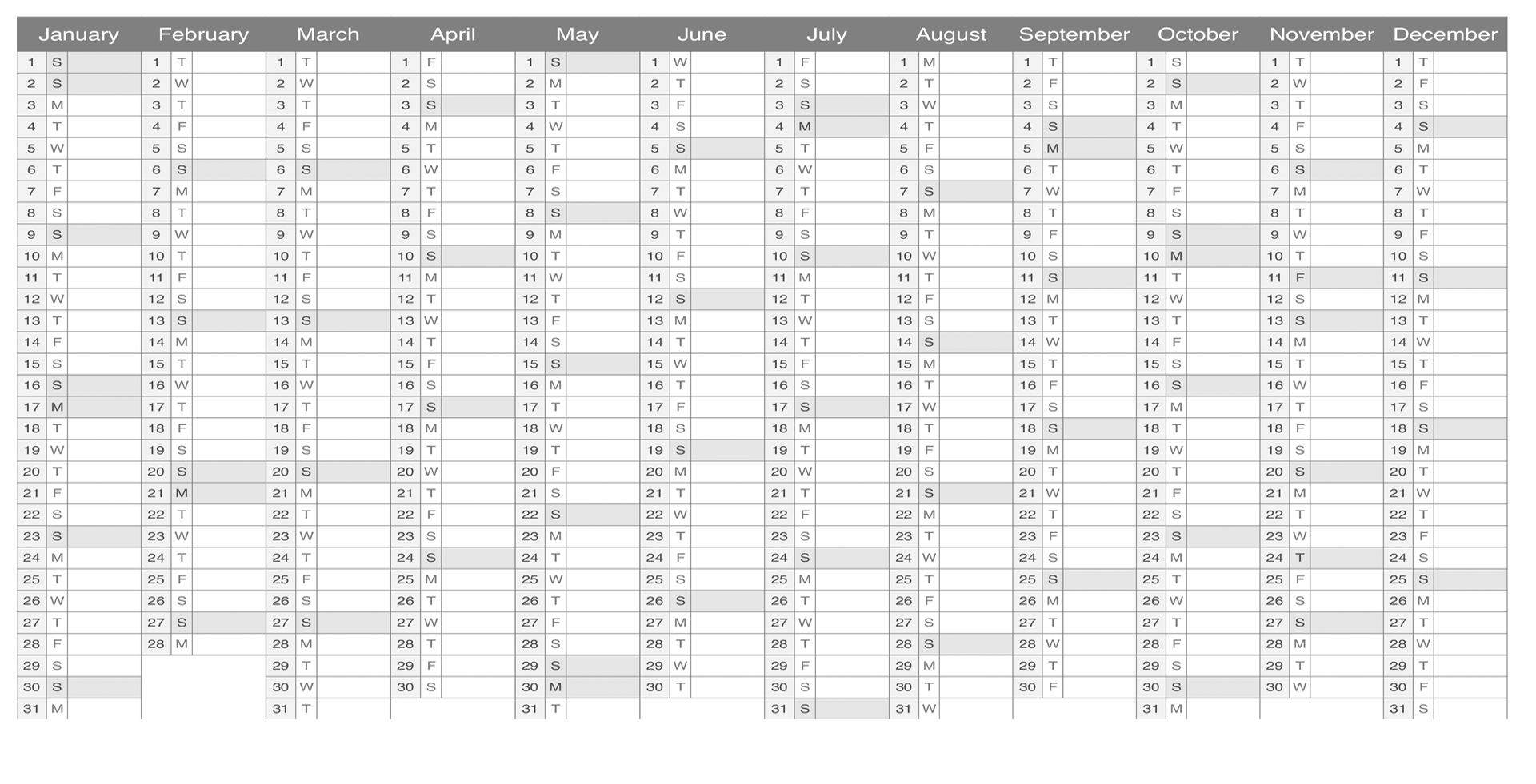 Compliance calendar - Lexplosion