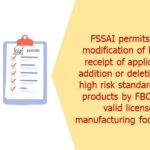 FSSAI permits instant modification of license on receipt