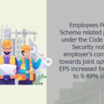 Employees Pension Scheme related provisions under the Code on Social Security notified