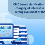 CBIC issued clarification regarding charging of interest in cases of wrong availment of IGST credit