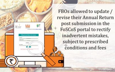 FBOs allowed to update / revise their Annual Return post submission in the FoSCoS portal to rectify inadvertent mistakes, subject to prescribed conditions and fees