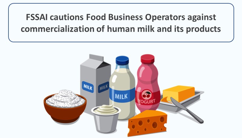 FSSAI cautions Food Business Operators against commercialization of human milk and its products