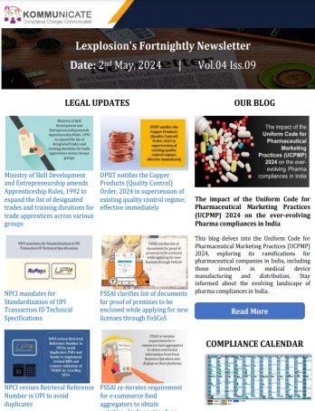 Regulatory Newsletter May 2024