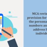 MCA revises the provision for updating the personal mobile numbers and e-mail address by the individuals