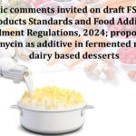 Public comments invited on draft FSS