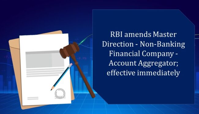 RBI amends Master Direction - Non-Banking Financial Company - Account ...