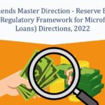 RBI amends Master Direction – Reserve Bank Of India (Regulatory Framework for Microfinance Loans) Directions, 2022-min