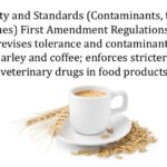 Food Safety and Standards (Contaminants, toxins and Residues) First Amendment Regulations, 2024 notified