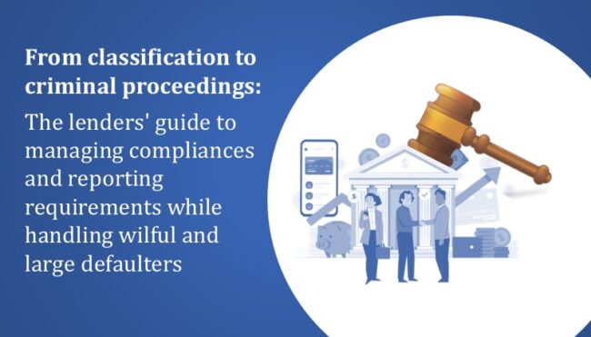 From classification to criminal proceedings: The lenders' guide to ...