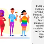 Public comments invited on the draft Haryana Transgender Persons (Protection of Rights) Rules by 19th March, 2025