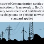 Ministry of Communication notifies the Telecommunications