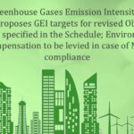 Draft Greenhouse Gases Emission Intensity Target Rules proposes GEI targets for revised Obligated Entities specified in the Schedule