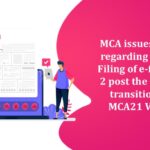 MCA issues circular regarding Separate Filing of e-form CSR-2 post the period of transition from MCA21 V2 to V3