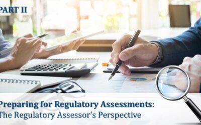 Preparing for an Assessment – The Regulatory Assessor’s Perspective