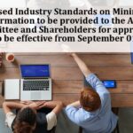 Revised Industry Standards on Minimum Information to be provided to the Audit Committee
