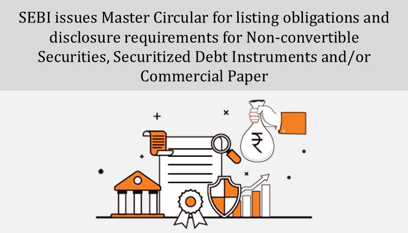 SEBI issues Master Circular for listing obligations and disclosure requirements for Non-convertible Securities, Securitized Debt Instruments and/or Commercial Paper