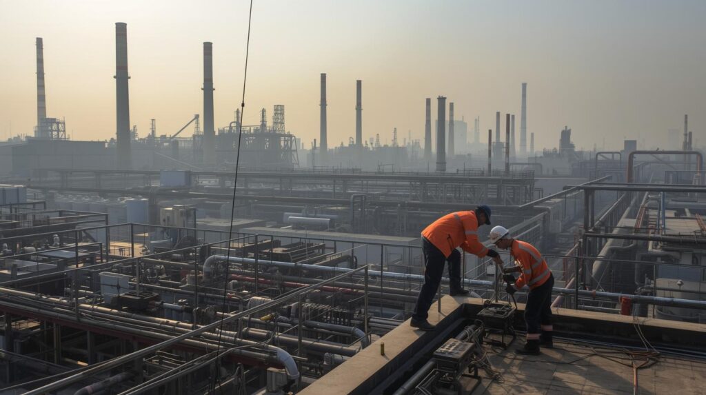 Installation of OCEMS operating in air polluting industries operating in NCR Delhi