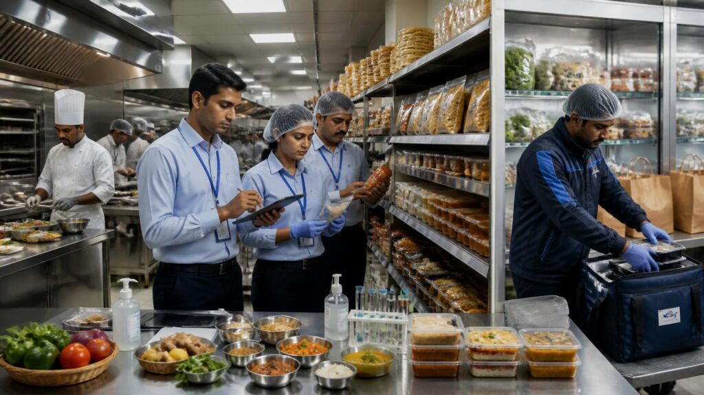 An image for India's food safety crackdown and broader compliance scrutiny