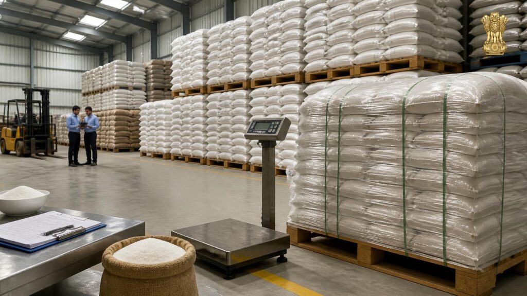 Ministry of Consumer Affairs issues Sugar (Stockholding Limit of Bulk Consumers) Order, 2026