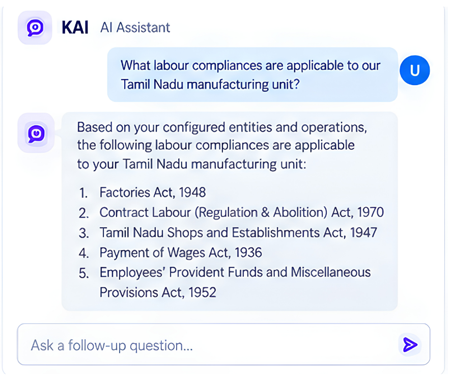 KAI, AI chat for Komrisk