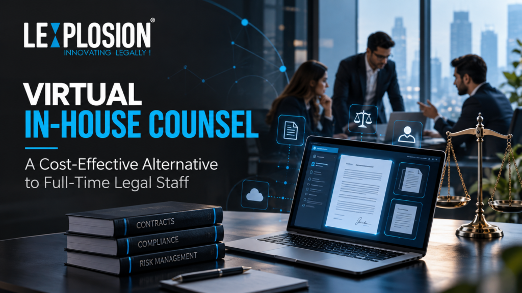 Lexplosion virtual in-house counsel services offering flexible legal support for businesses